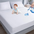 Waterproof Mattress Protector Twin Size,Mattress Cover Protector, Smooth Top Mattress Protector for Kids, Breathable Skin Friendly and Noiseless