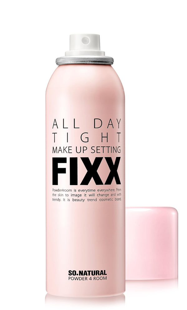SO NATURAL ALL DAY TIGHT MAKE up SETTING FIXER - Mist-Type Spray, Long Lasting