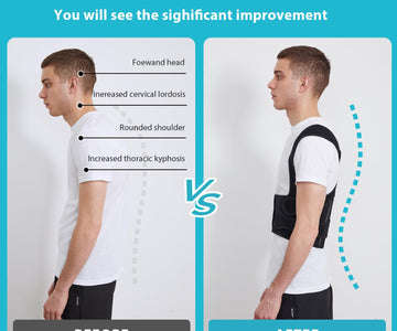 KD Back Brace Posture Corrector - Full Support for Women and Men - Straighten Shoulders, Relieve Upper and Lower Back Pa