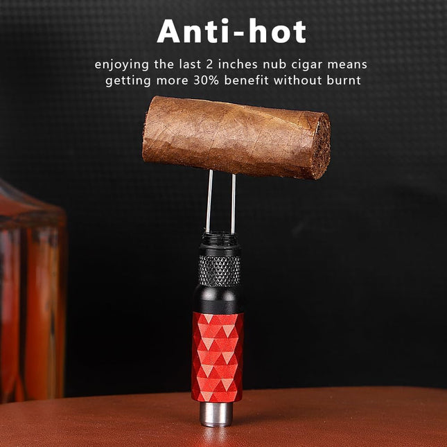 Cigar Punch Multitool 4-In-1 Cigar Draw Enhancer Tool, Twin Needle, Retractable and Screw Out Cigar Double End Punch-2 S