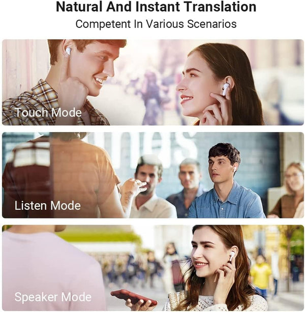 Timekettle M3 Language Translator Earbuds, Two-Way Translator Device with APP for 40 Languages and 13 Offline Translation Packs, Fast Reaction