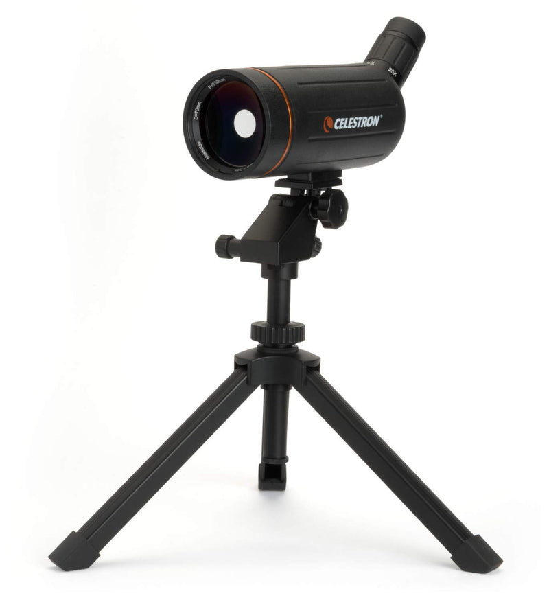 Celestron 52238 Mini Mak 70Mm Angled Spotting Scope â Maksutov Spotting Scope â Great for Long Range Viewing â 25â75X Zoom Eyepiece â