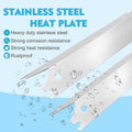 Grill Replacement Parts for Brinkman Brinkmann 810-2410-S 810-2411-S, Stainless Steel Burner Tubes, Heat Plate Shields and Carryover Crossover