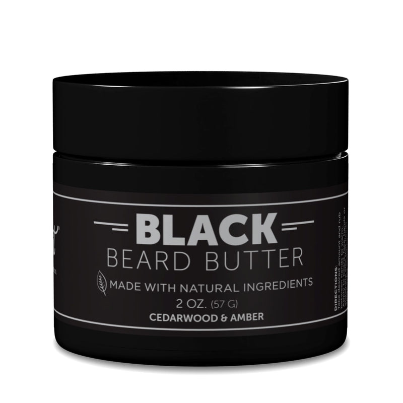 Detroit Grooming Co. Beard Butter for Men | Softens, Thickens & Hydrates with Safflower Oil & Shea Butter | Black Scent, 2Oz