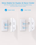 Outlet Extender with Night Light, HANYCONY Multi Plug Outlet, USB Wall Charger Surge Protector 4 USB Ports(1 USB C), Power Strip Electrical Outlet