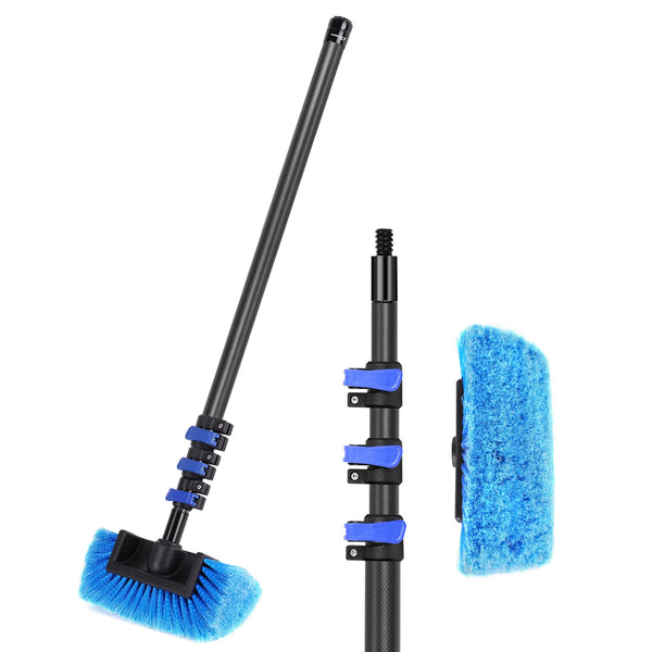 DOBEN Car Wash Brush Head, Soft Bristle Cleaning Brush for Truck Auto RV Boat Camper Exterior House Siding Washing Cleaning