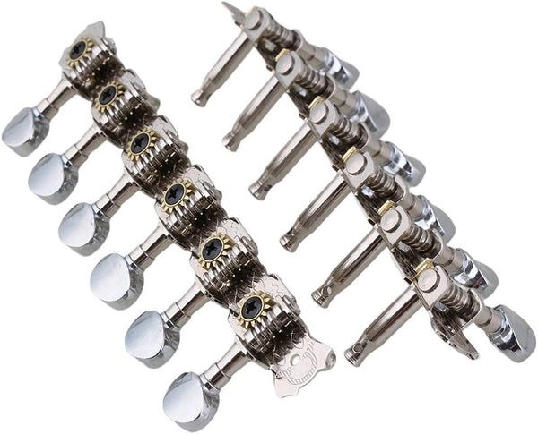 BQLZR Chrome 12 String Acoustic Guitar Machine Heads 6L6R