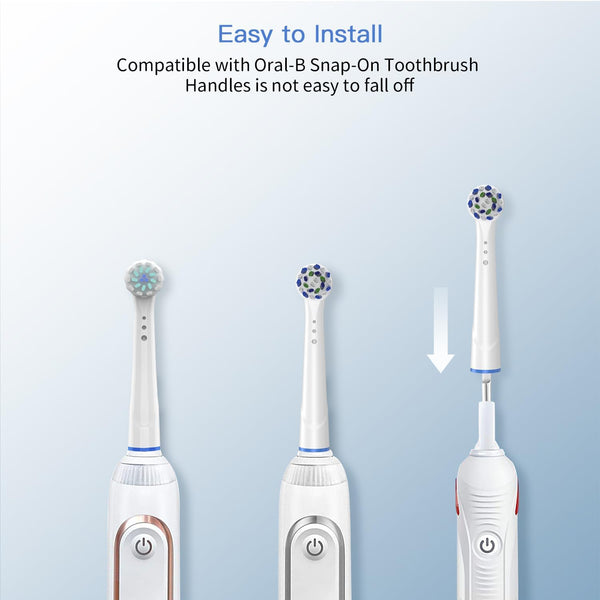 Replacement Toothbrush Heads for Oral B Braun, 8 Pack Professional Electric Toothbrush Heads, Precision Clean Brush Heads Refill Compatible with