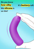 Small Bullet Vibrator for Women: Waterproof Mini Clit Vibrator with 10 Modes, Full Silicone Vibrating Finger Massager for G Spot Nipple, Female