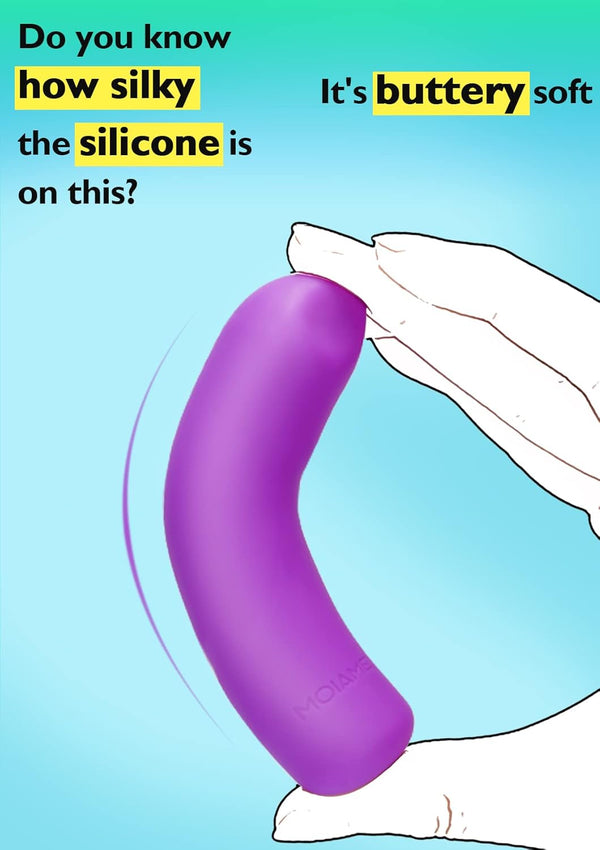 Small Bullet Vibrator for Women: Waterproof Mini Clit Vibrator with 10 Modes, Full Silicone Vibrating Finger Massager for G Spot Nipple, Female
