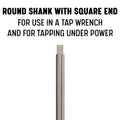 Drill America #6-32 X 6" High Speed Steel Pulley Tap, DWT Series