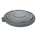 Rubbermaid Commercial Products BRUTE Heavy-Duty round Trash/Garbage Lid, 10-Gallon, Gray, Compatible with Rubbermaid BRUTE 10-Gallon Can