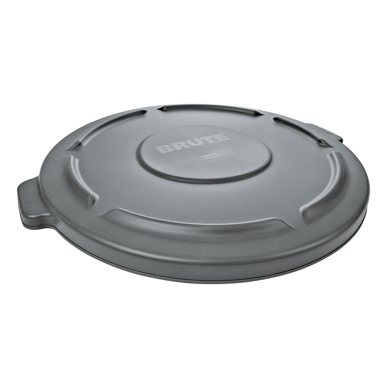 Rubbermaid Commercial Products BRUTE Heavy-Duty round Trash/Garbage Lid, 10-Gallon, Gray, Compatible with Rubbermaid BRUTE 10-Gallon Can