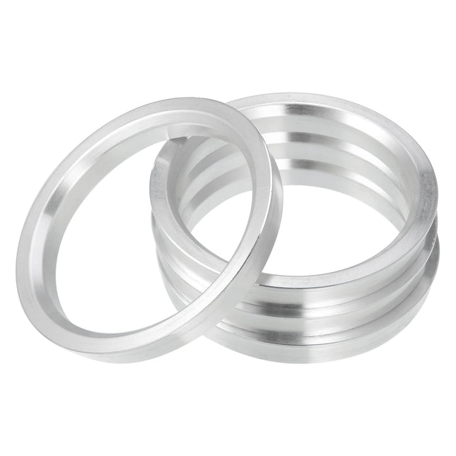 X AUTOHAUX 4Pcs OD 83.1Mm to ID 70.6Mm Aluminium Alloy Car Hub Centric Rings Wheel Bore Center Spacer