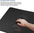Large Extended Gaming Mouse Pad with Stitched Edges, (31.5X15.7In) Durable Non-Slip Natural Rubber Base, Waterproof Computer Keyboard Pad Mat for