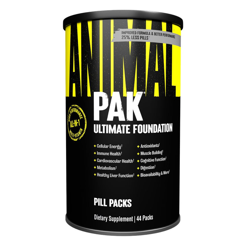 Animal Pak - Convenient Multivitamin for Men & Women Daily All-In-One Vitamin & Supplement Pack - Zinc, Vitamins C, B, D, Amino Acids, and Immune