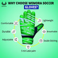 Soccer Goalie Gloves for Kids Youth Junior Boys 4Mm anti Slip Strong Grips Palm Football Goalkeeper Gloves
