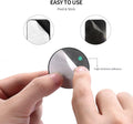 Pau1Hami1Ton Adhesive Thin Metal Plates(Compatible with Magnetic Mounts),4 Piece Metal Plates for Phone Case for Car.(2 Rectangle and 2 Round) S-07N