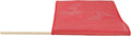 Mytee Products Red Safety Flags for Trucks with Dowel, DOT Compliant - 18 Inch X 18 Inch High Visibility Vinyl Mesh Warning Flags, 4 Pack