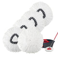 5 Pack Spin Mop Replacement Heads Mop Refills Microfiber Mop Replace Heads Safe for All Hard-Surfaced Floors