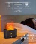 Flame Air Diffuser Humidifier,Upgraded Scent Diffuser for Essential Oils,Ultrasonic Aromatherapy,Fire Mist Humidi with 2 Brightness,Auto-Off