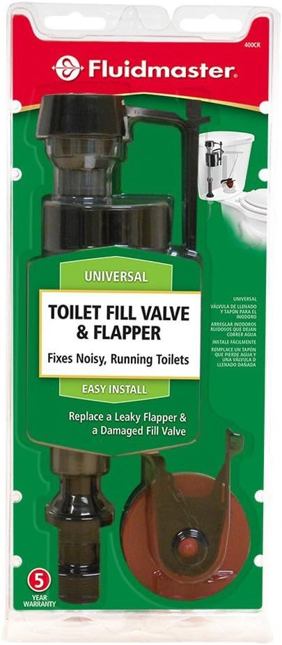 Fluidmaster 400CRP14 Fill Valve and 2-Inch Flapper Repair Kit (Pack of 1)