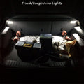 Alla Lighting T10 Wedge 194 168 2825 W5W LED Bulbs, 6000K White License, Reverse, Trunk, Marker, Parking, Door, Map, Dome Lights Lamps, 360Â° Light