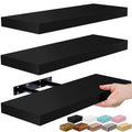 Sorbus Floating Shelves for Wall, Bathroom Shelves Wall Mounted for Kitchen, Bedroom, Bathroom Storage over Toilet, Hanging Book Shelf for Wall