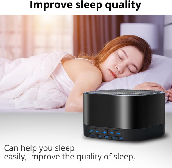 Magicteam Sound Machine White Noise Machine with 20 Non Looping Natural Soothing Sounds Memory Function 32 Levels of Volume Powered by AC or USB