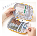 Jjlfresheners 4Pcs Empty Travel Mini First Aid Pouch, Portable Outdoor First Aid Medical Rescue Bag Multi-Function Emergency Medicine Storage