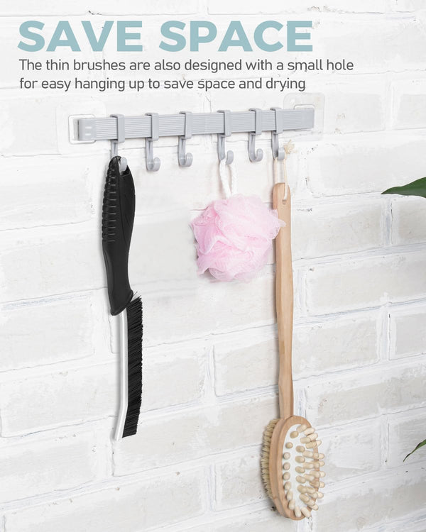 Sxhyf Cleaning Brush - Hard Bristle Crevice Cleaning Brush, Multifunctional Gap Scrub Brush, Home Essentials, Bathroom Cleaner Tools for Household