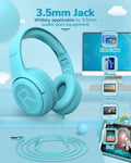 Toddler Kids Headphones Wired - Headphones for Kids Volume Limit 85/94dB Headset 3.5mm Jack Adjustable Foldable Headsets for Girls Boys Children