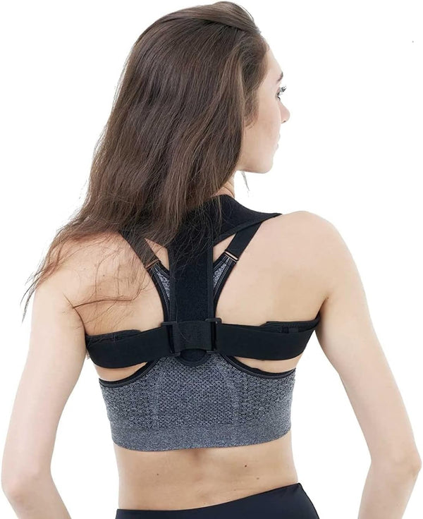Posture Corrector for Women & Men,Breathable & Adjustable Back Posture Corrector,Invisible Upper Back Brace Support and Providing Pain Relief from