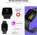 Smart Watch, 1.83" HD Smartwatch for Men Women (Answer/Make Calls), Fitness Watch with 100+ Sport Modes, IP68 Waterproof/Heart Rate/Sleep Monitor,