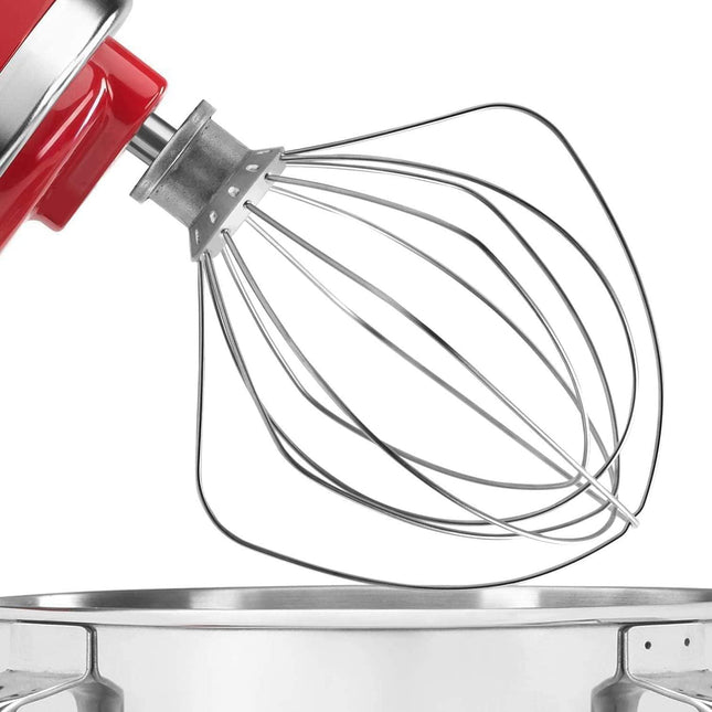 KN256WW 6 QT Wire Whip Stainless Steel for Kitchenaid Stand Mixer Accessory Replacement, Egg Cream Stirrer, Cakes Mayonn