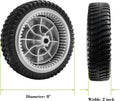 Parts Camp Front Drive Wheels Mtd/Troy-Bilt 734-04018, 734-04018A, 734-04018B, 734-04018C Lawnmower Wheels (Set of 2)