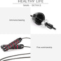 Skipping Rope with Ball Bearings Rapid Speed Adjustable Jump Rope Cable and 6â Memory Foam Handles Ideal for Aerobic Exercise like Speed Training,