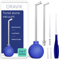 Oravix Tonsil Stone Vacuum, Tonsil Stone Remover Vacuum Suction, Tonsil Stone Cupping Tool, Tonsil Stone Removal Tool with Suction, Tonsil Stones