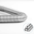 59In Diesel Heater Exhaust Pipe, 1" Inner Diameter Flexible Exhaust Tubing Stainless Steel Parking Air Heater Exhaust Hose Generator Exhaust