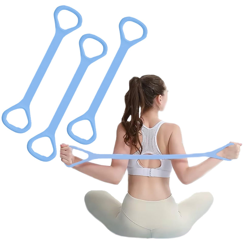 Figure 8 Fitness Resistance Band, Elastic Bands for Working Out,Arm,Back Training Elastic Ropes, Exercise Equipment for Yoga, Pilates,Physical