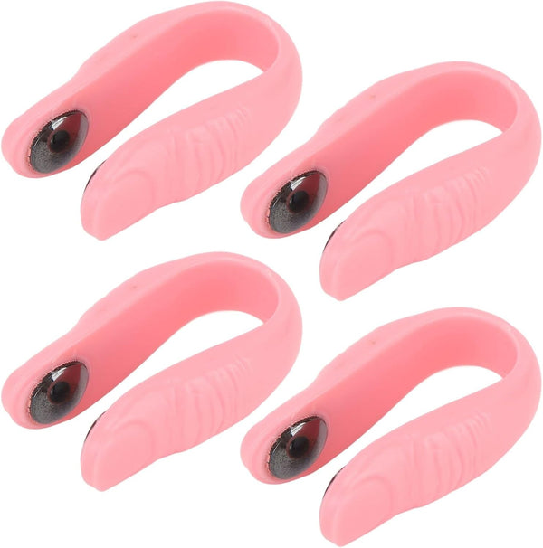 Dioche 4Pcs Acupressure Hand Clip, Stress Reduction Wearable Magnets Headache Migraine Relief Clip, Supporting Acupressure Relaxation, Stress
