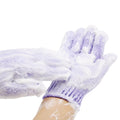 Exfoliating Shower Bath Glovesã4 Pairã Double Side Durable Nylon Shower Gloves Body Scrub Exfoliator & Bathing Accessories for Men,Women & Kids
