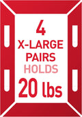 Command 20 Lb XL Heavyweight Picture Hanging Strips 8 Pairs (16 Command Strips), Damage Free Hanging Picture Hangers, Heavy Duty Great for Home