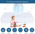 Waterproof Mattress Protector Twin Size,Mattress Cover Protector, Smooth Top Mattress Protector for Kids, Breathable Skin Friendly and Noiseless