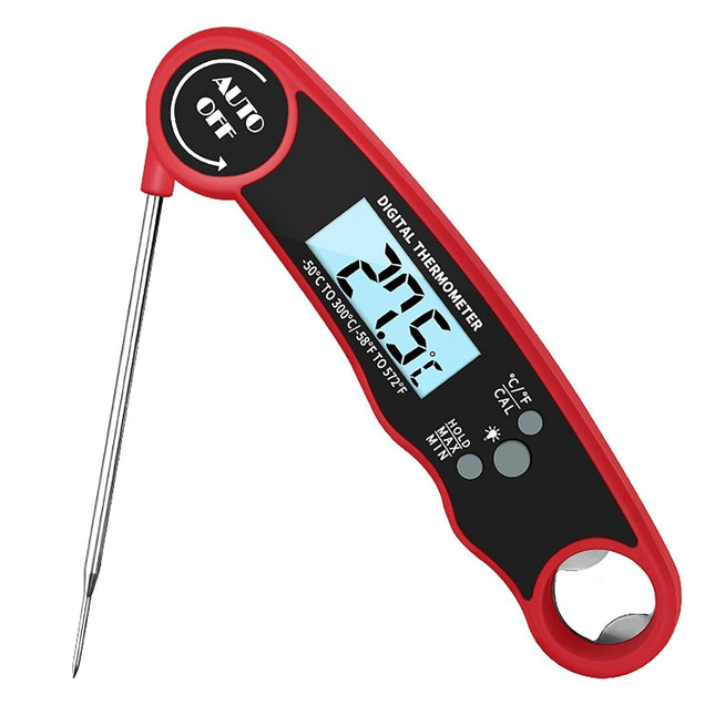 Meat Thermometer Digital, Instant Read Food Thermometer for Grilling and Cooking, Waterproof Kitchen Probe with Backligh