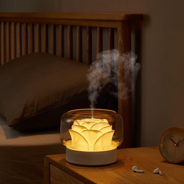 Diffusers for Essential Oils Large Room: SEVEYEE 500Ml Aromatherapy Diffuser for Home Bedroom - Big Capacity Running 24 Hours Waterless Auto off