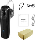 Bluetooth Headset, M26 Bluetooth Earpiece Handsfree V5.0 Wireless Headphone with Noise Cancelling and Microphone Compatible for Android Iphone