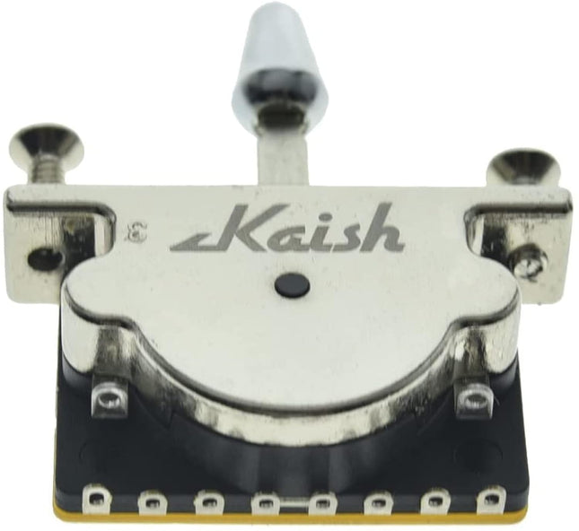 KAISH Heavy Duty 5 Way Guitar Pickup Lever Switch Guitar Pickup Selector Switch for Strat Tele with Plastic Chrome Tip