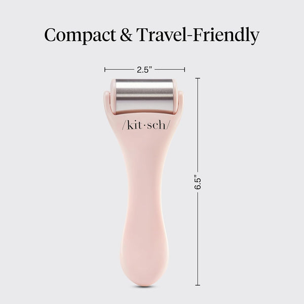 Kitsch Ice Roller for Face – Stainless Steel Ice Face Roller to Reduce Puffiness, Redness & Headaches – Cooling Facial Roller for Skin Care,