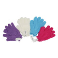 Exfoliating Shower Bath Glovesã4 Pairã Double Side Durable Nylon Shower Gloves Body Scrub Exfoliator & Bathing Accessories for Men,Women & Kids